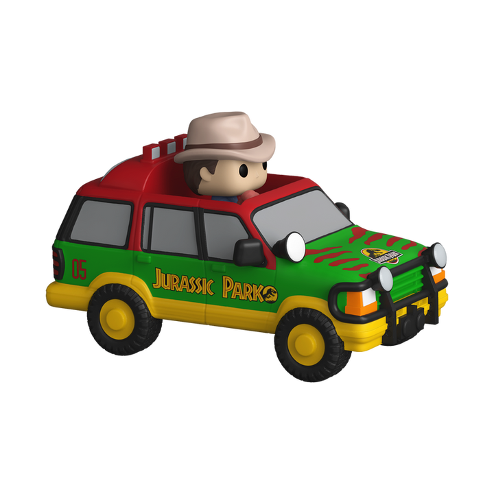 Funko Jurassic Park Dr. Alan Grant and SUV Bitty Pop! Rides Vinyl Figure