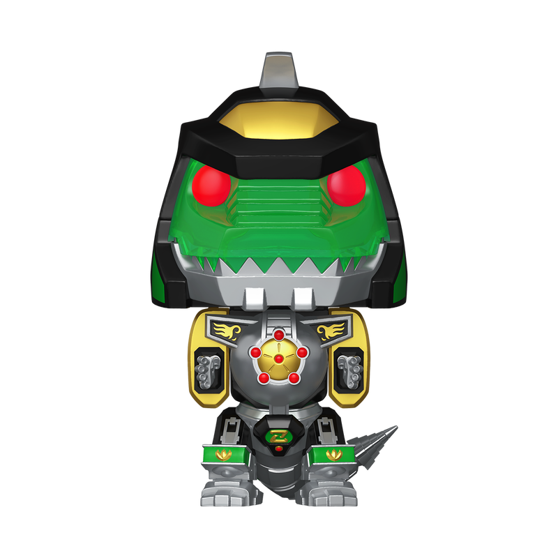 Funko Power Rangers Dragonzord with Green Ranger Bitty Bot Pop! Vinyl Figure
