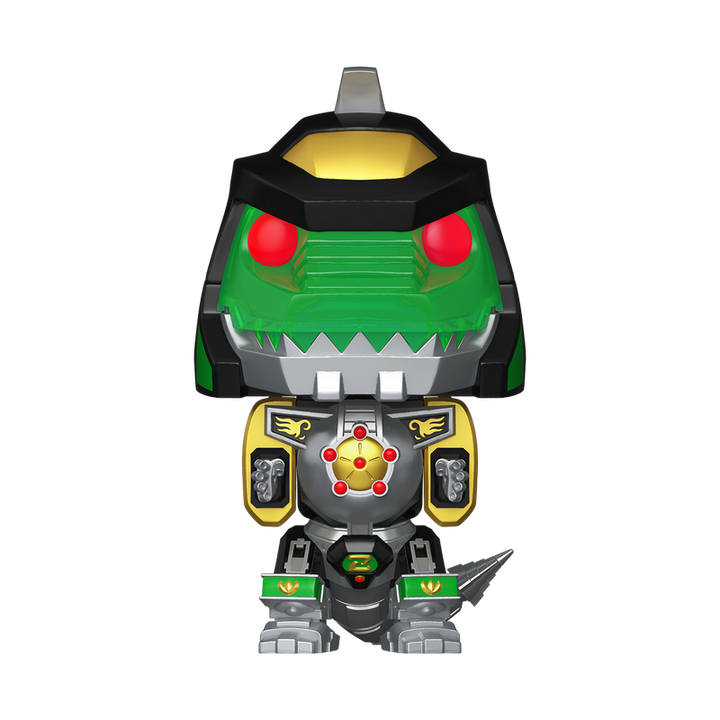 Funko Power Rangers Dragonzord with Green Ranger Bitty Bot Pop! Vinyl Figure