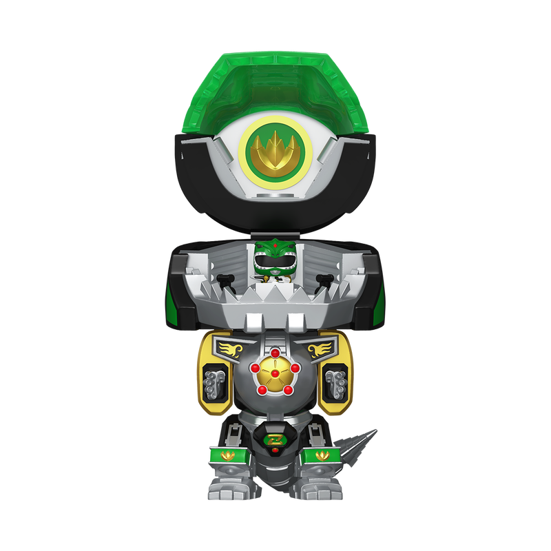 Funko Power Rangers Dragonzord with Green Ranger Bitty Bot Pop! Vinyl Figure