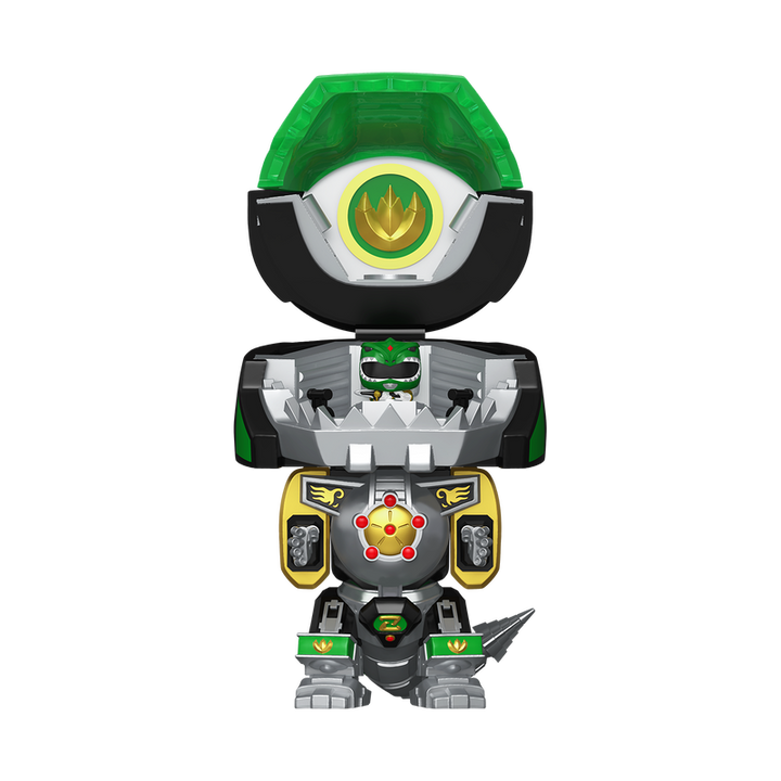 Funko Power Rangers Dragonzord with Green Ranger Bitty Bot Pop! Vinyl Figure