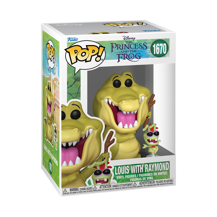 Funko Disney Princess and the Frog Louis with Raymond Pop! & Buddy Vinyl Figure