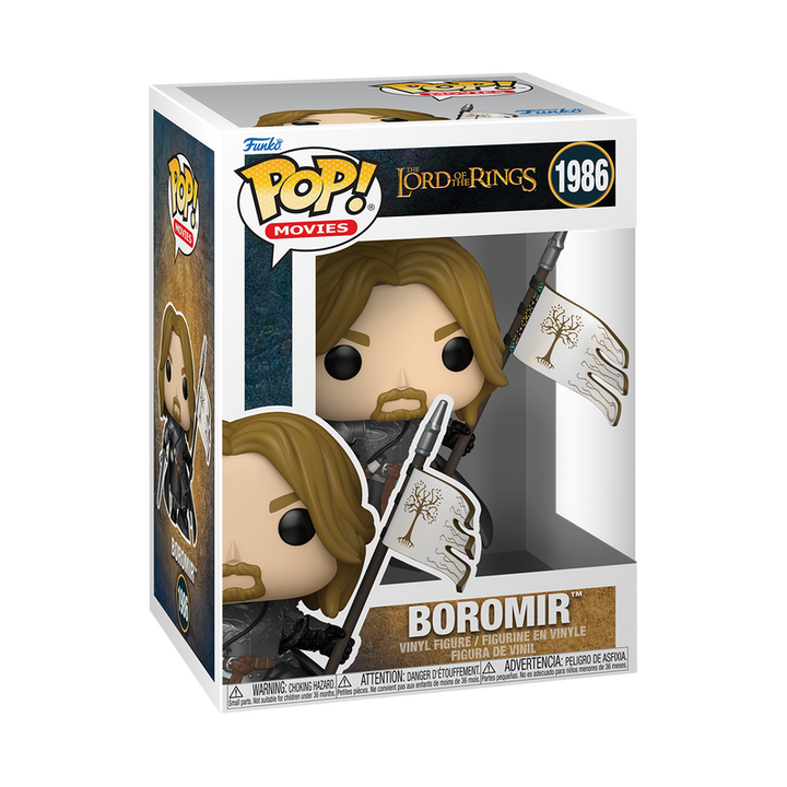 Funko Pop! vinyl figure of Boromir from The Lord of the Rings in packaging