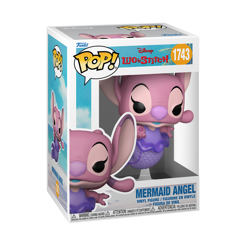 Funko Pop! Disney Mermaid Angel vinyl figure packaging on a white background