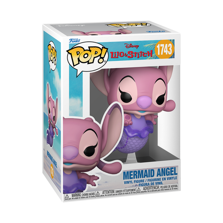Funko Pop! Disney Mermaid Angel vinyl figure packaging on a white background
