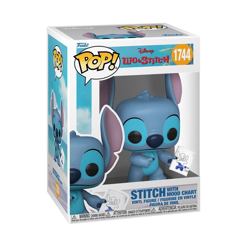 Funko Disney Lilo & Stitch with Mood Chart Pop! Vinyl Figure