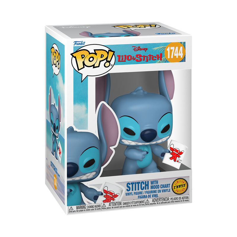 Funko Disney Lilo & Stitch with Mood Chart Angry Chase Pop! Vinyl Figure