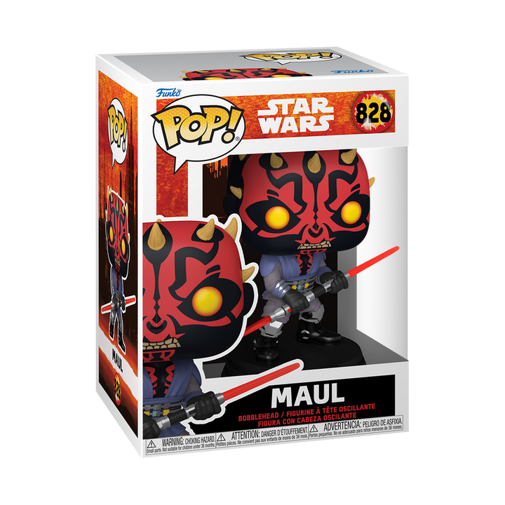 Funko Pop! packaging of Darth Maul from Star Wars