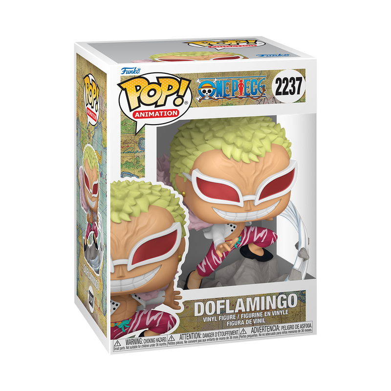 Funko Pop! vinyl figure packaging with character illustration on a white background
