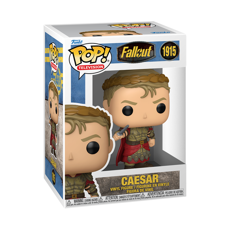 Funko Pop! vinyl figure packaging for Caesar from Fallout