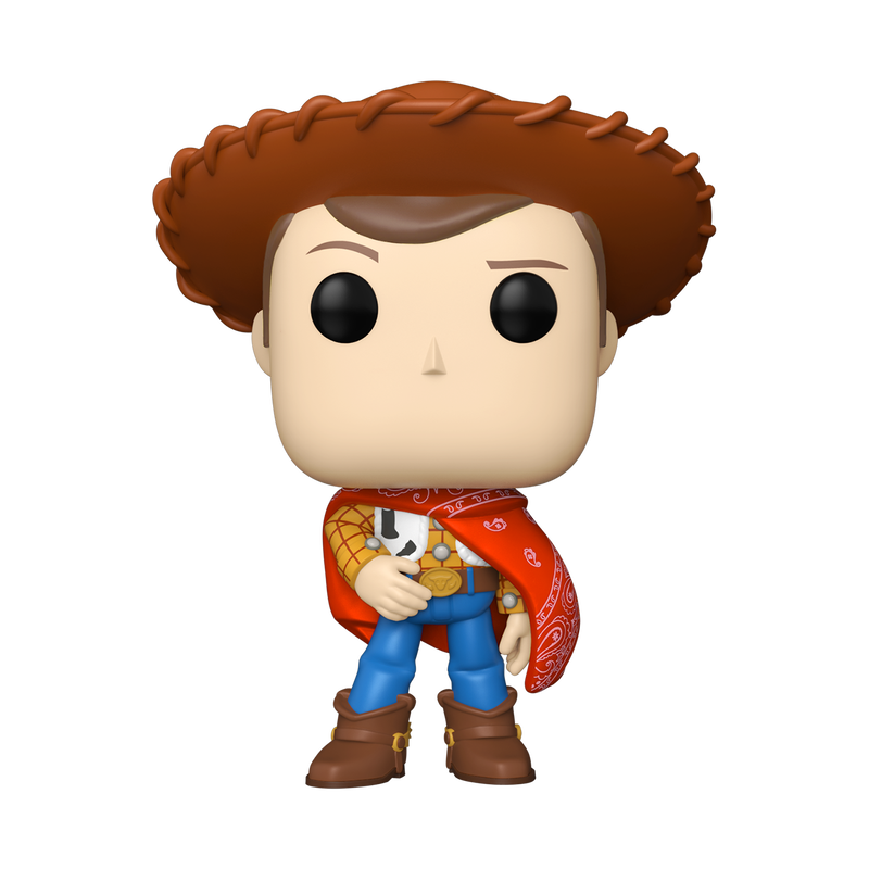 Funko Pop! vinyl figure of a character with a cowboy hat and bandana on a white background