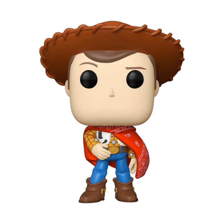 Funko Pop! vinyl figure of a character with a cowboy hat and bandana on a white background