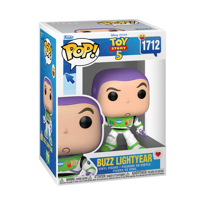 Funko Pop! Buzz Lightyear figure packaging from Toy Story 5