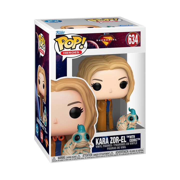 Funko DC Studios Supergirl Kara Zor-El with Cedric Pop! Vinyl Figure