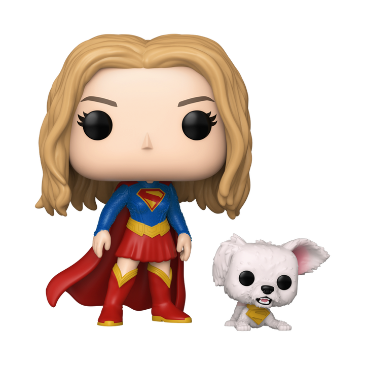 Funko DC Studios Supergirl with Puppy Krypto Pop! Vinyl Figure
