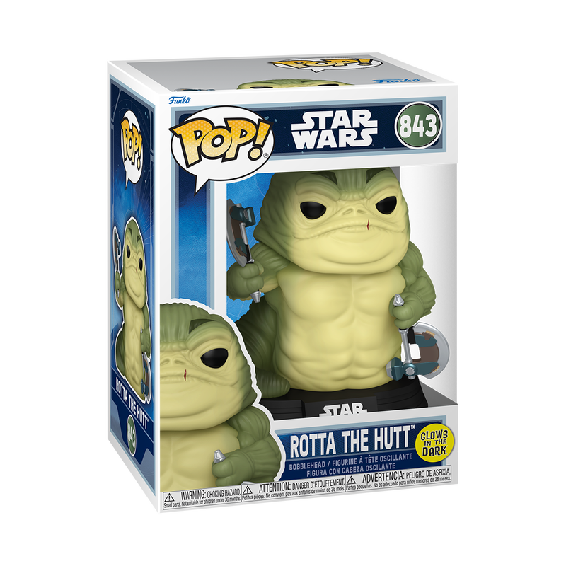 Funko Pop! Rotta the Hutt figure packaging from Star Wars