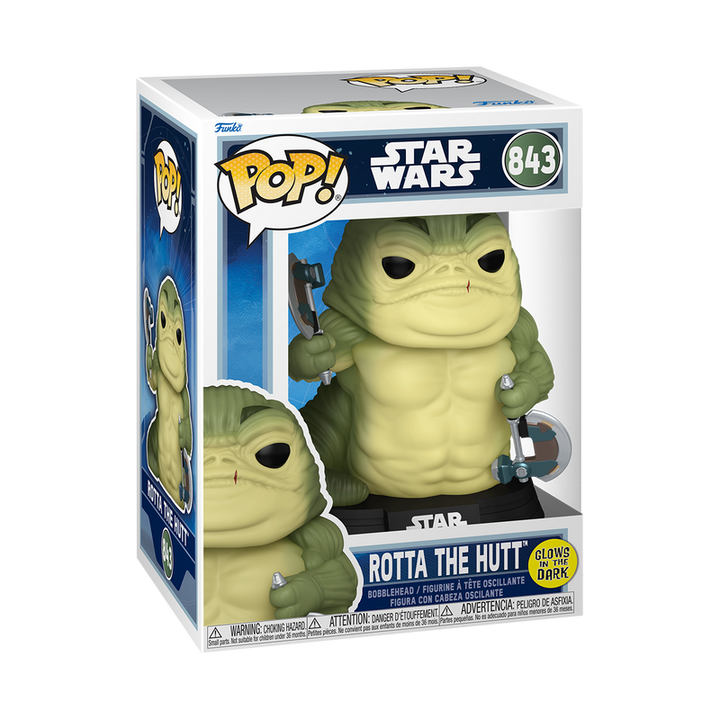 Funko Pop! Rotta the Hutt figure packaging from Star Wars