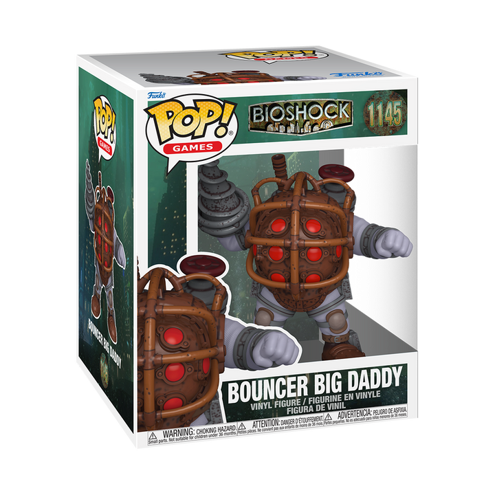 Funko Pop! vinyl figure packaging for Bouncer Big Daddy from Bioshock