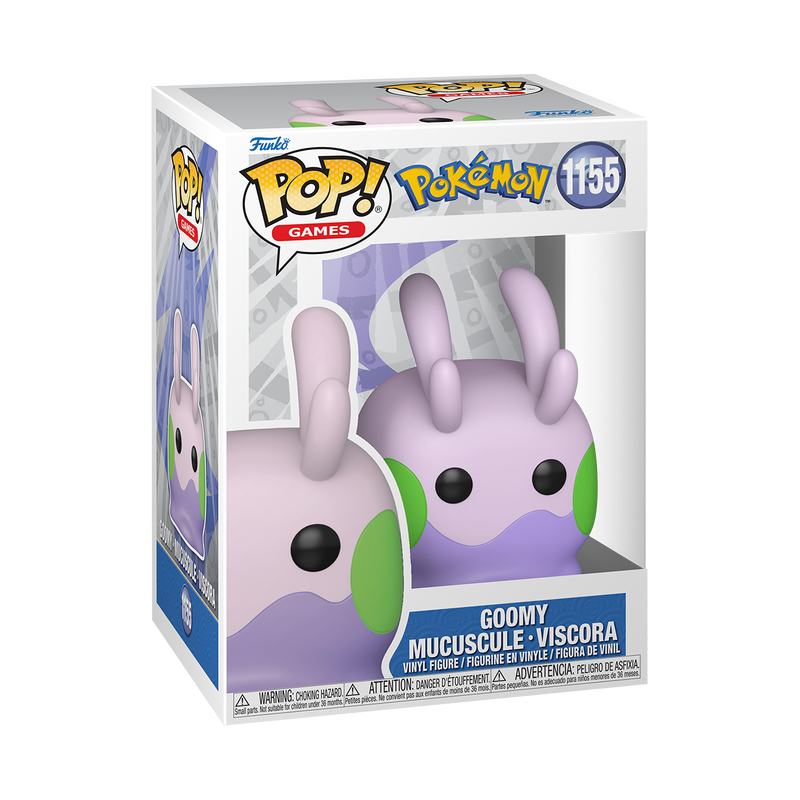 Funko Pop! vinyl figure of Goomy from Pokémon in its packaging