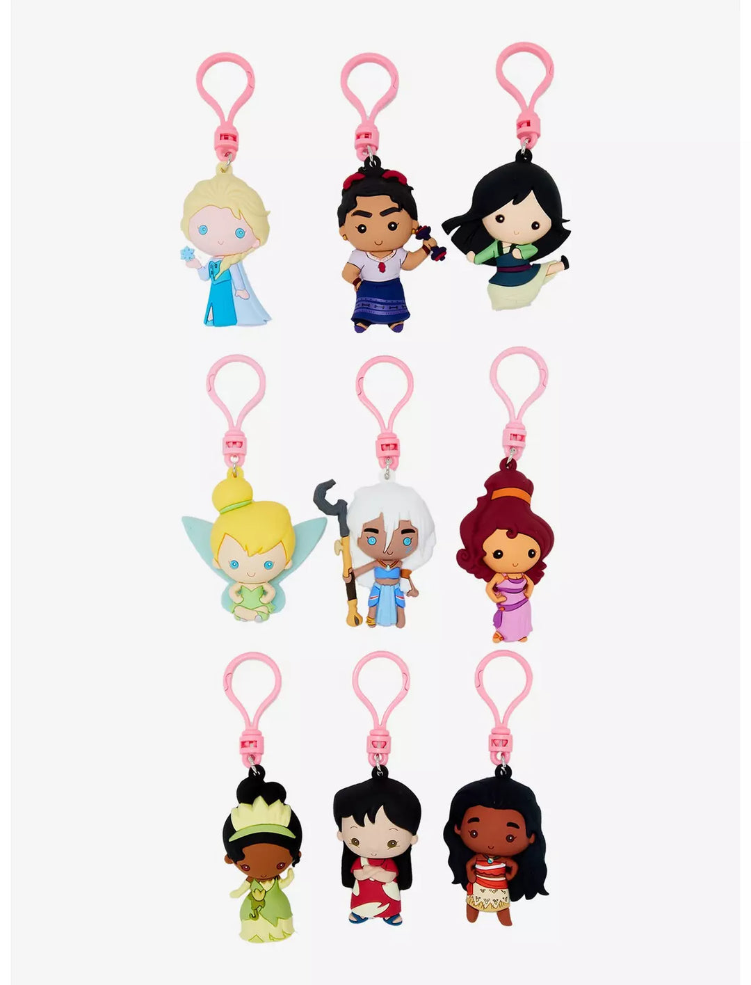 Disney Girls Power 3D Foam Bag Clip