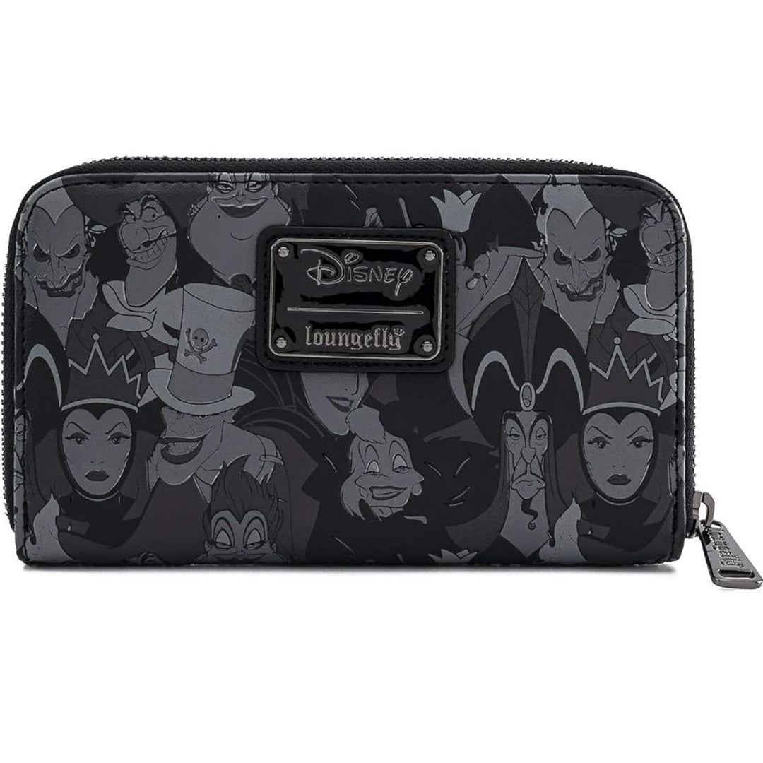 Disney Villains Debossed All Over Print Wallet