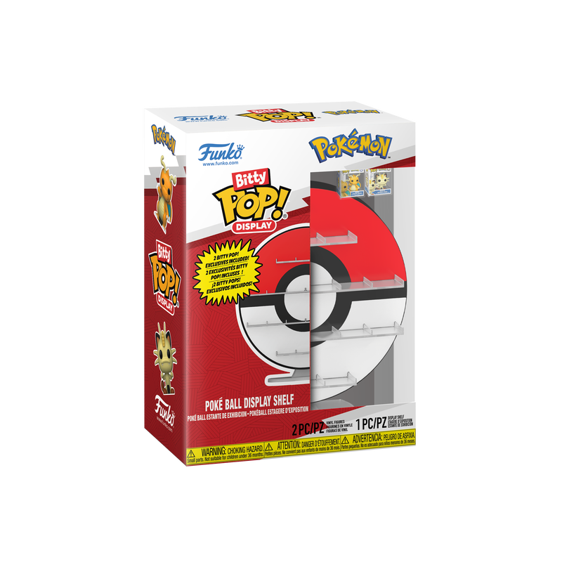 Funko Pokemon Poke Ball Bitty Pop! Display Shelf
