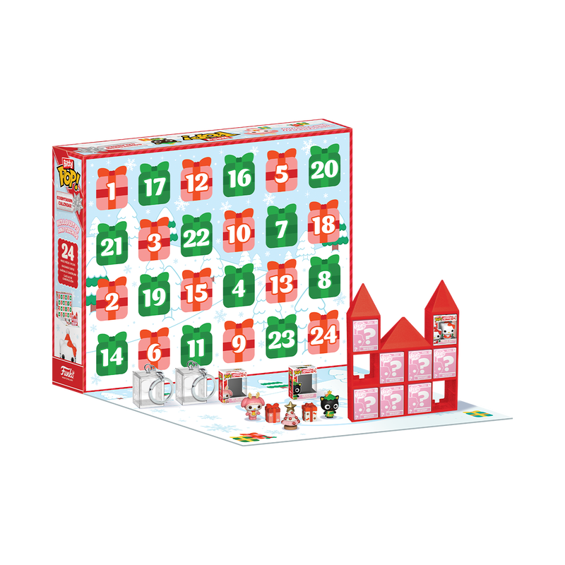 Funko Sanrio Hello Kitty & Friends Holiday Advent 24 Day Countdown Calendar Bitty Pop! Vinyl Figure