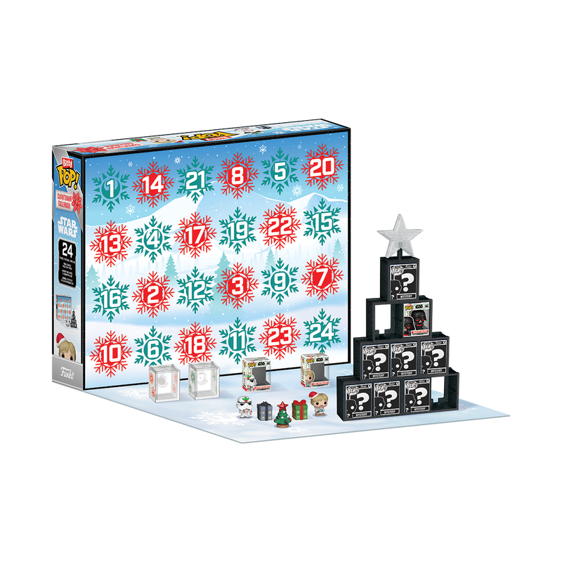 Funko Star Wars Holiday Advent 24 Day Countdown Calendar Bitty Pop! Vinyl Figure