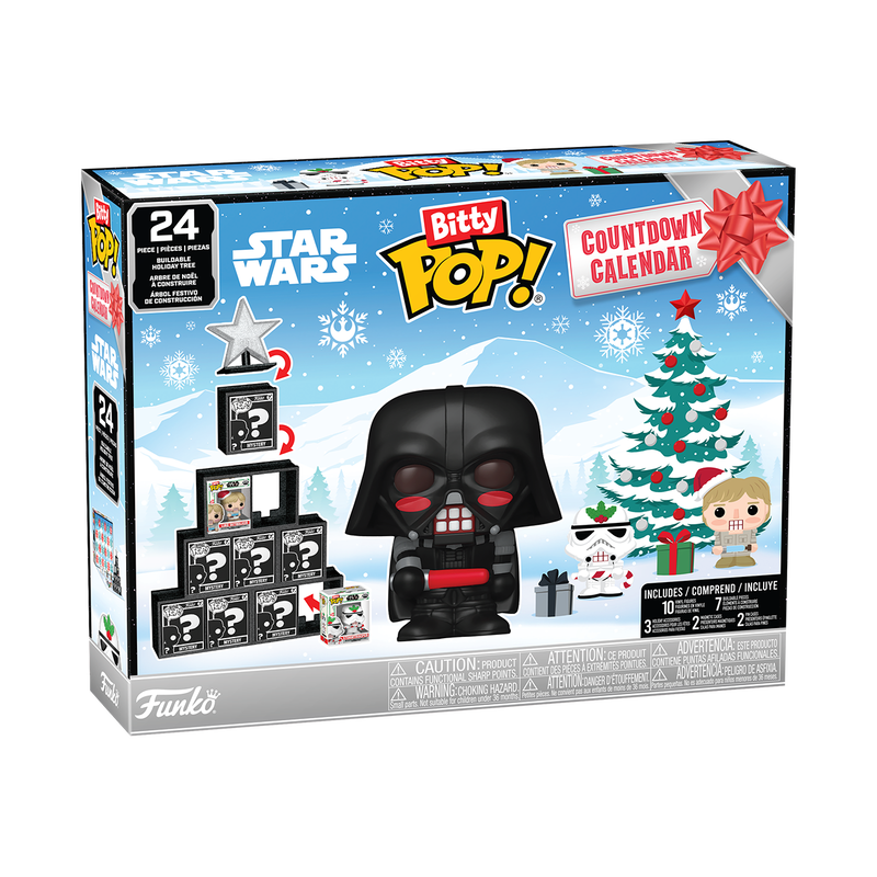 Funko Star Wars Holiday Advent 24 Day Countdown Calendar Bitty Pop! Vinyl Figure