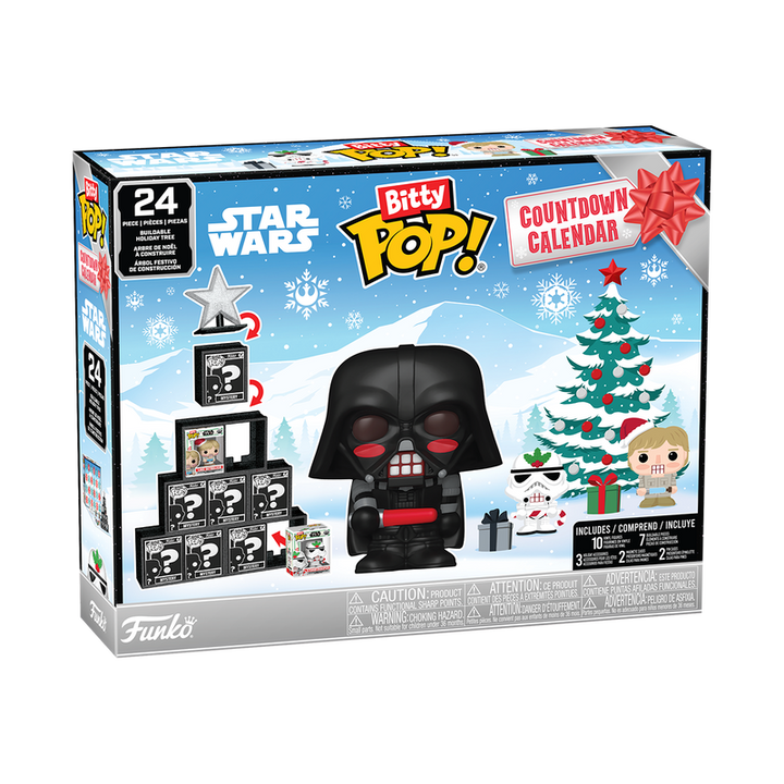 Funko Star Wars Holiday Advent 24 Day Countdown Calendar Bitty Pop! Vinyl Figure