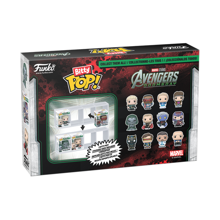 Funko Marvel Studios Avengers Doomsday 4-Pack Series 2 Bitty Pop! Vinyl Figure