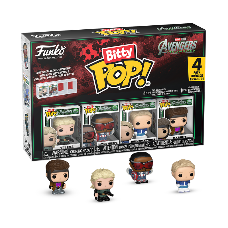 Funko Marvel Studios Avengers Doomsday 4-Pack Series 1 Bitty Pop! Vinyl Figure