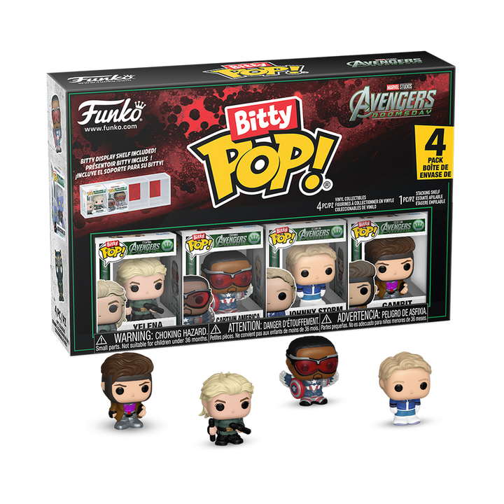 Funko Marvel Studios Avengers Doomsday 4-Pack Series 1 Bitty Pop! Vinyl Figure