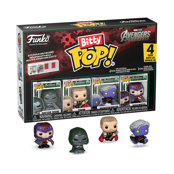 Funko Marvel Studios Avengers Doomsday 4-Pack Series 2 Bitty Pop! Vinyl Figure