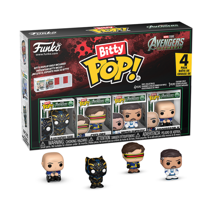 Funko Marvel Studios Avengers Doomsday 4-Pack Series 3 Bitty Pop! Vinyl Figure