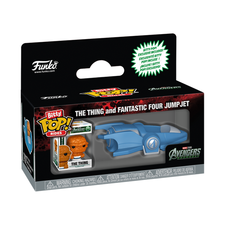 Funko Marvel Studios Avengers Doomsday The Thing & Fantastic Four Jumpjet Bitty Pop! Ride Vinyl Figure