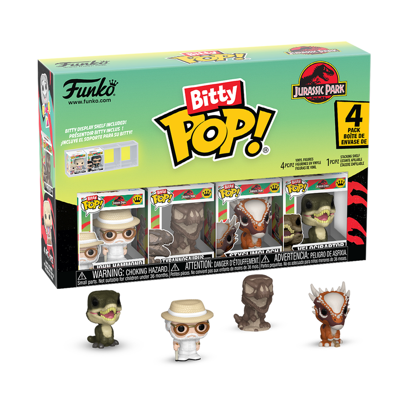 Funko Jurassic Park 4-Pack Bitty Series 2 Pop! Vinyl Figures