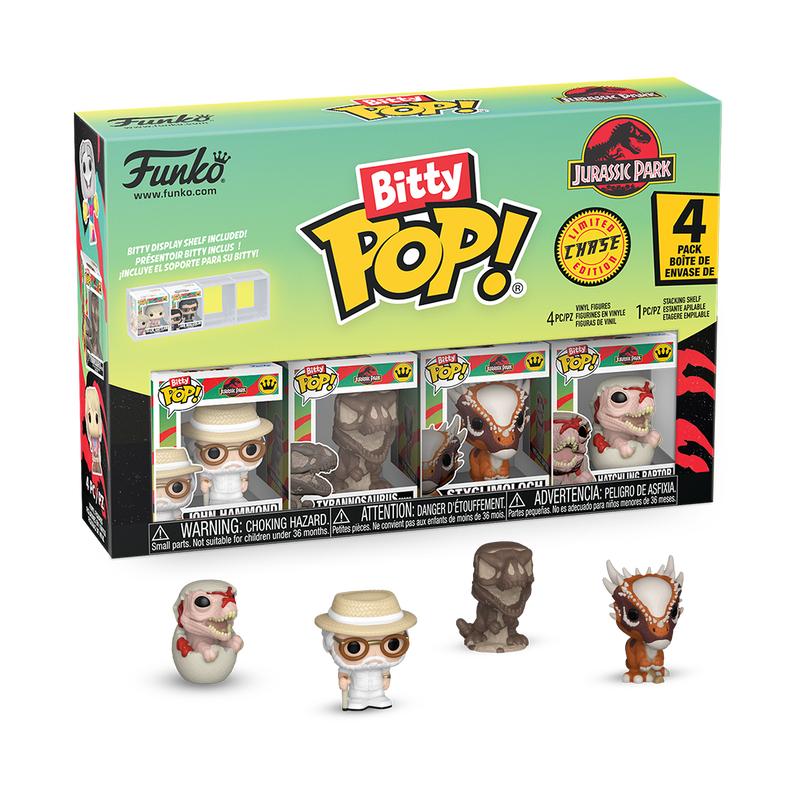 Funko Jurassic Park 4-Pack Bitty Series 2 Pop! Vinyl Figures