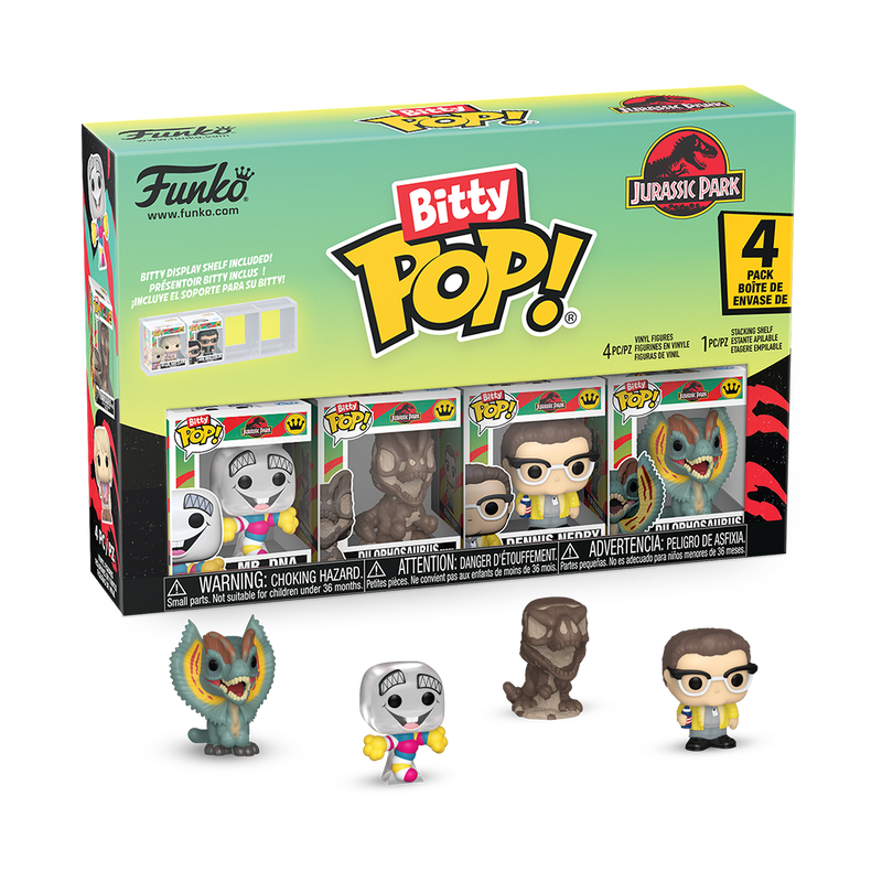 Funko Jurassic Park 4-Pack Bitty Series 3 Pop! Vinyl Figures