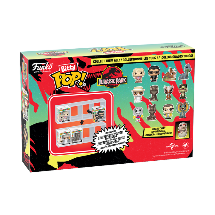 Funko Jurassic Park 4-Pack Bitty Series 3 Pop! Vinyl Figures