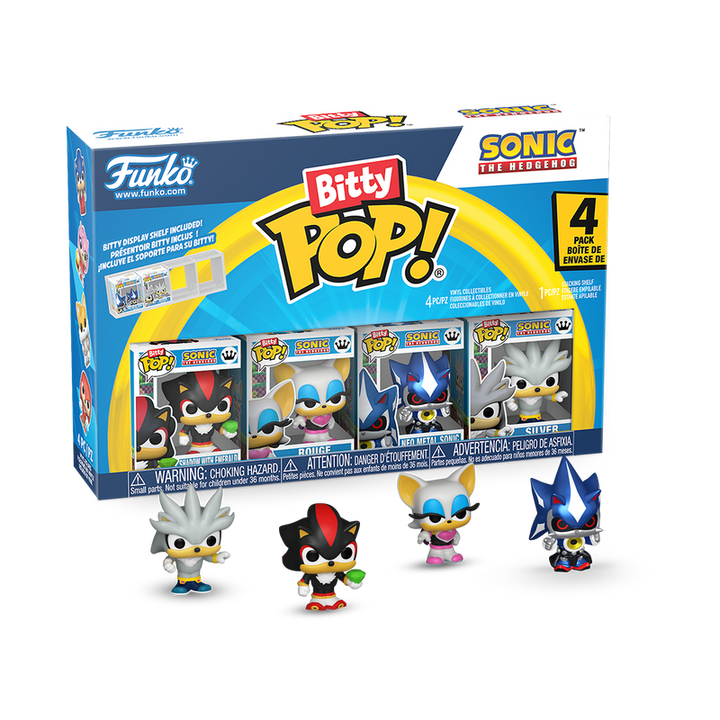 Funko Sonic the Hedgehog 4-Pack Bitty Series 1 Pop! Vinyl Figures