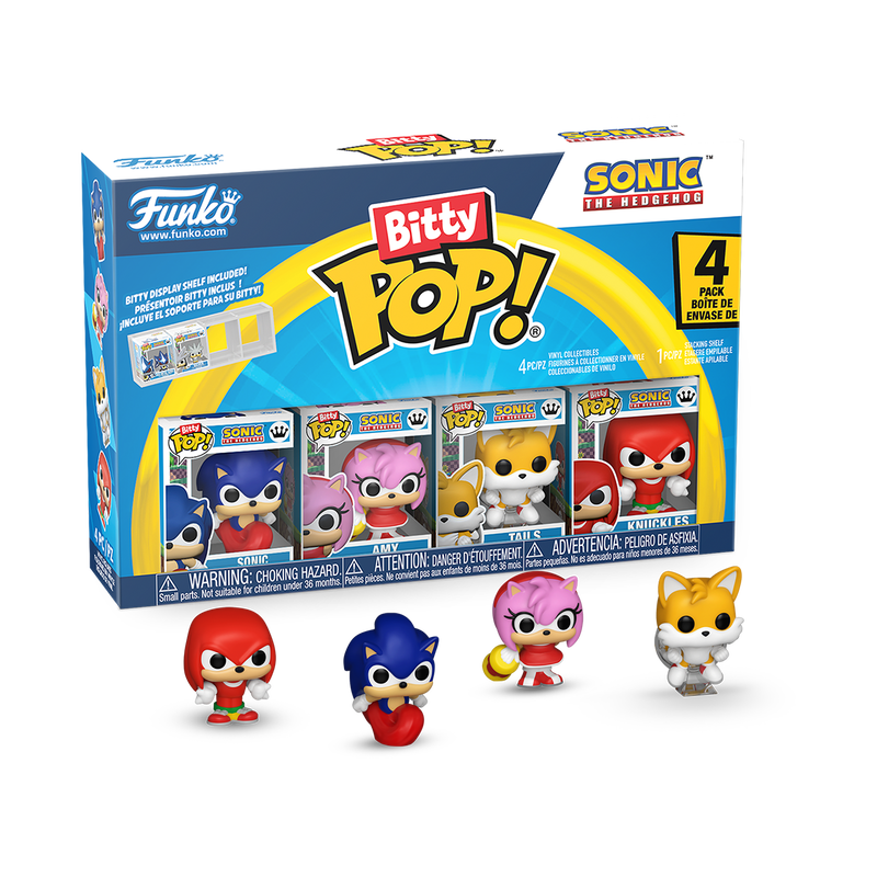 Funko Sonic the Hedgehog 4-Pack Bitty Series 2 Pop! Vinyl Figures
