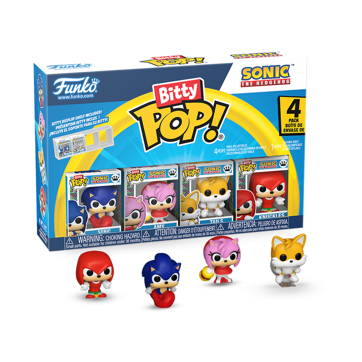 Funko Sonic the Hedgehog 4-Pack Bitty Series 2 Pop! Vinyl Figures