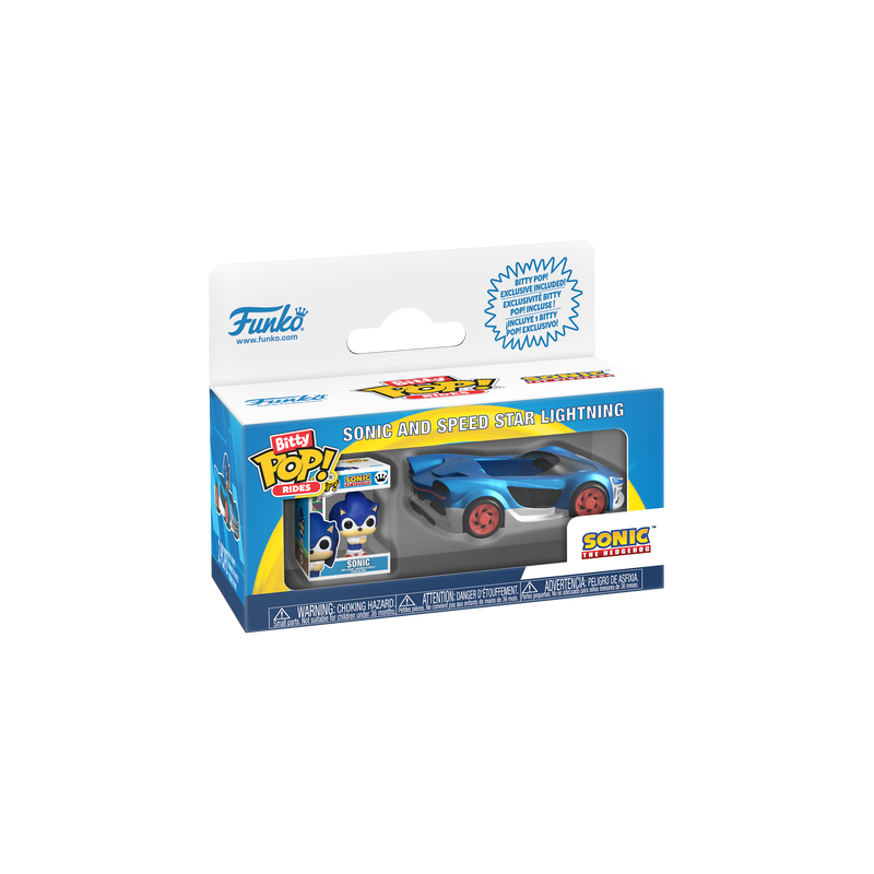 Funko Sonic and Speed Star Lightning Bitty Pop! Rides Vinyl Figure