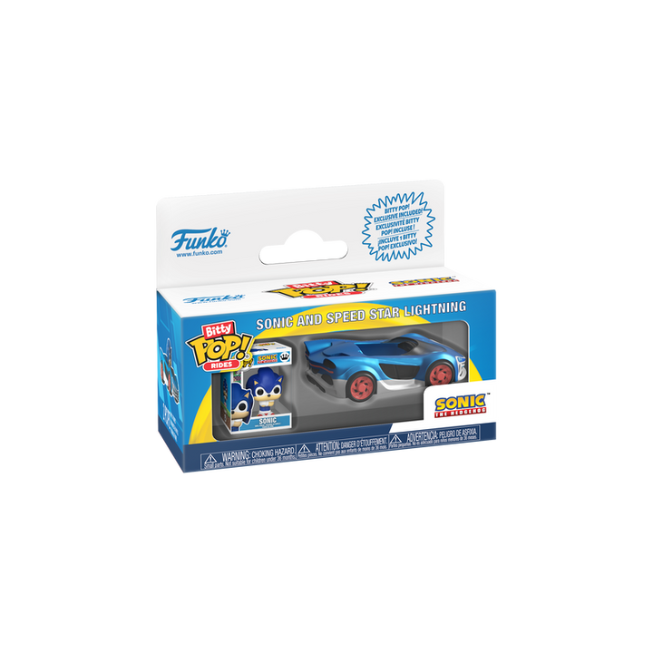 Funko Sonic and Speed Star Lightning Bitty Pop! Rides Vinyl Figure