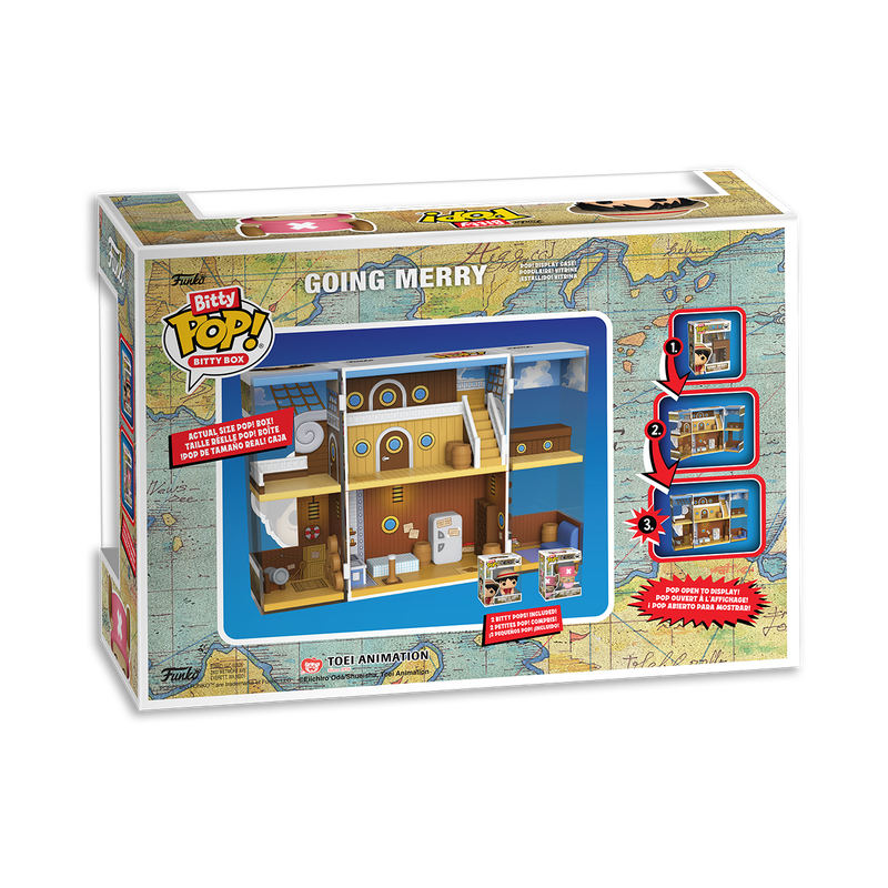 Funko One Piece Going Merry Diorama Set Bitty Box Bitty Pop! Vinyl Figure