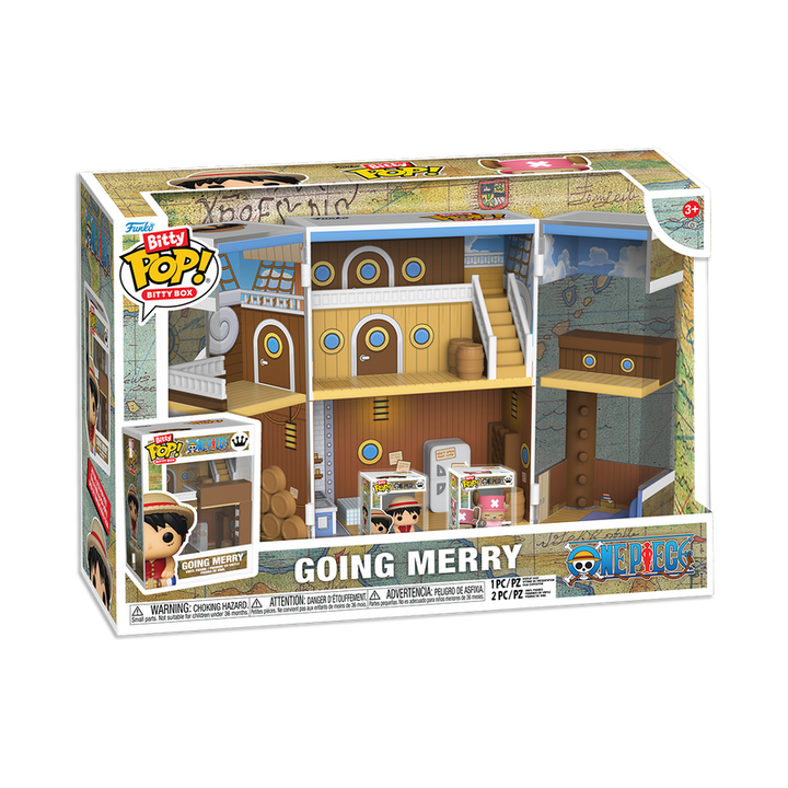 Funko One Piece Going Merry Diorama Set Bitty Box Bitty Pop! Vinyl Figure