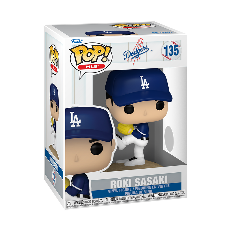 Funko MLB Los Angeles Dodgers Roki Sasaki Pop! Vinyl Figure
