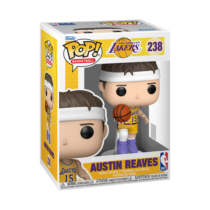 Funko NBA Los Angeles Lakers Austin Reaves (Yellow Icon Edition Jersey) Pop! Vinyl Figure