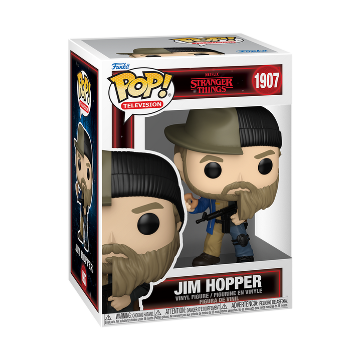 Funko Netflix Stranger Things Jim Hopper (Split) Pop! Vinyl Figure
